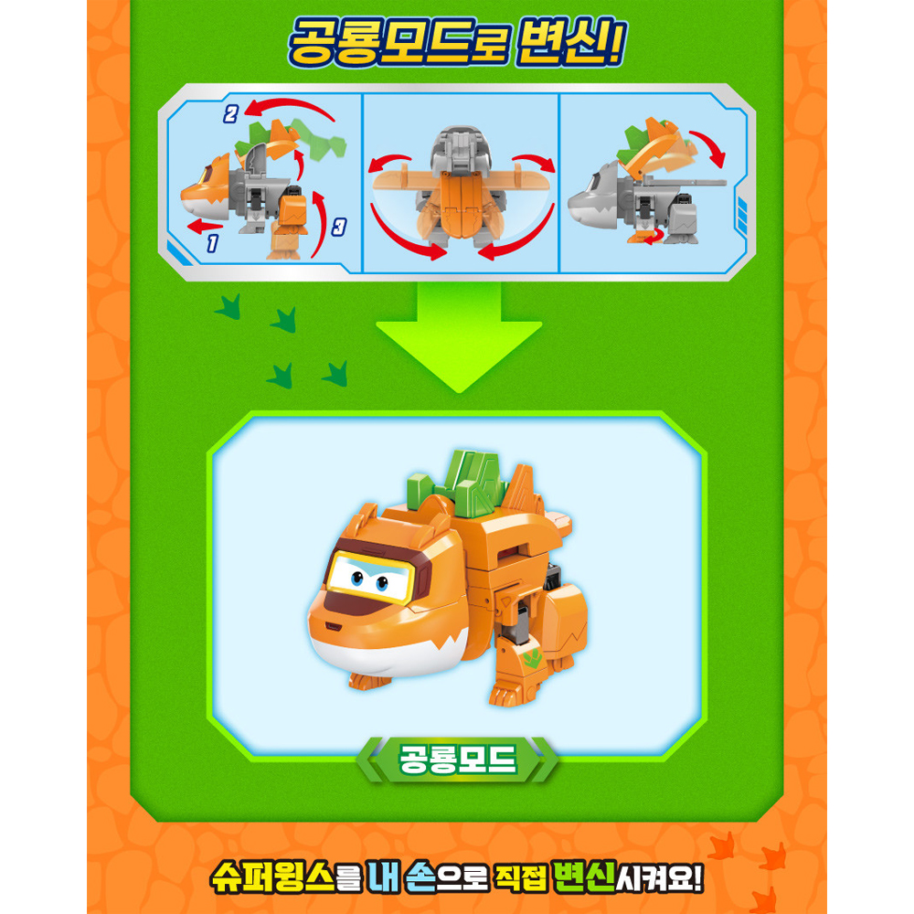 슈퍼윙스 일렉트릭 스테고 트리코 브라키 루니 3세4세 남자아이 변신로봇 어린이날 선물 - 상세 이미지 5