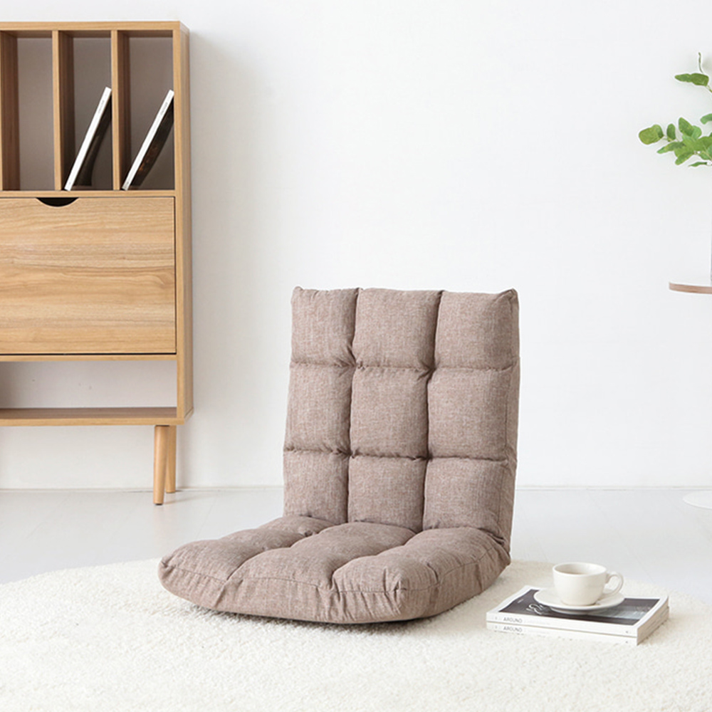 2세대 6단 각도조절 푹신한 좌식소파 1인용 자취방 원룸 바닥 쇼파
