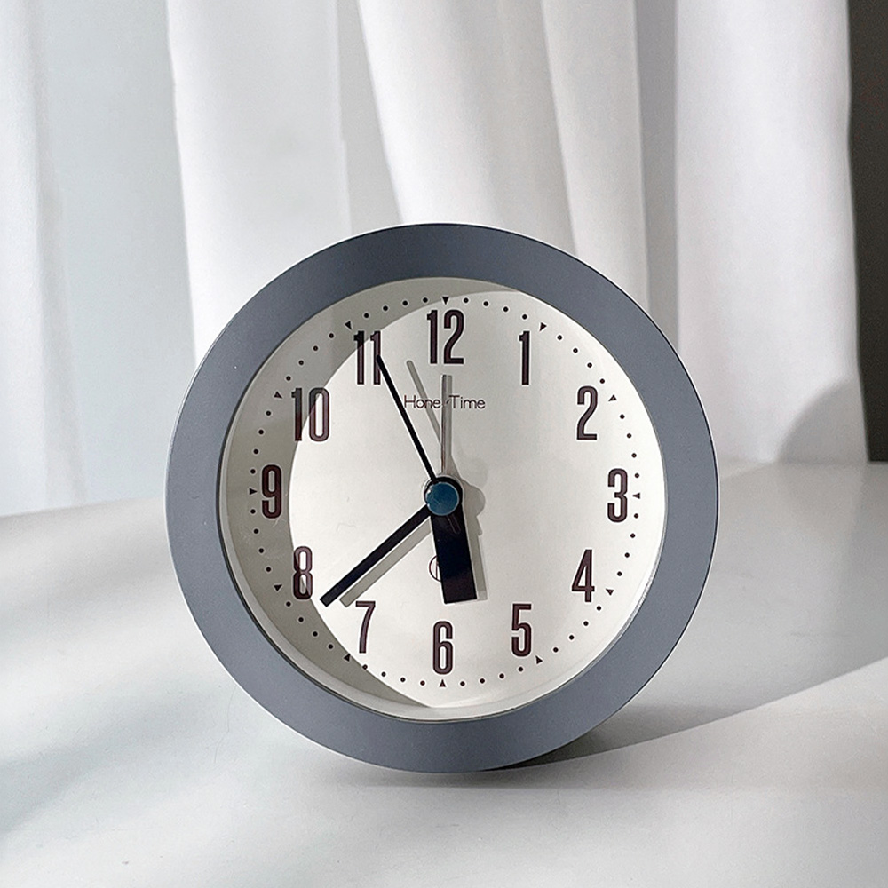 온마이무드 몽뜨 무소음 알람 탁상시계 탁상용 미니 알람시계