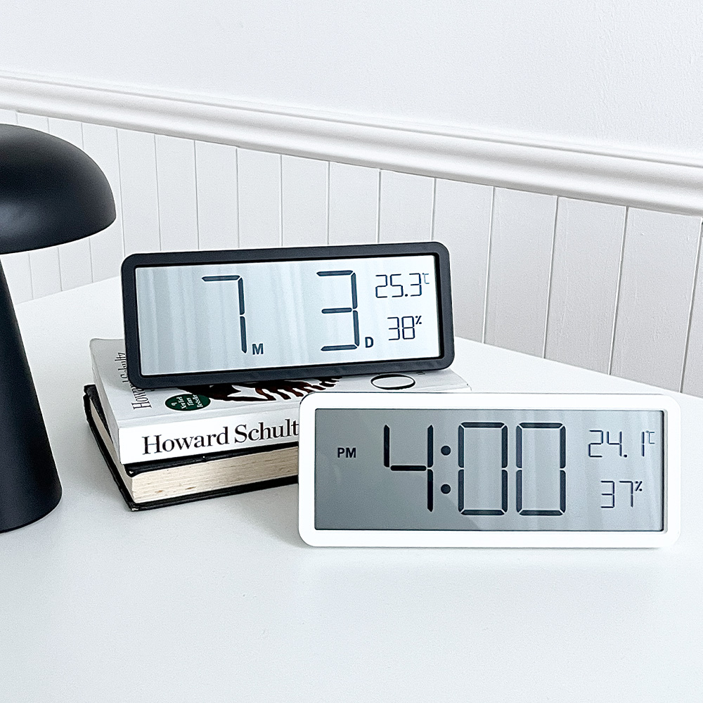 모노블럭 디지털 알람 탁상시계 전자 인테리어 탁상용