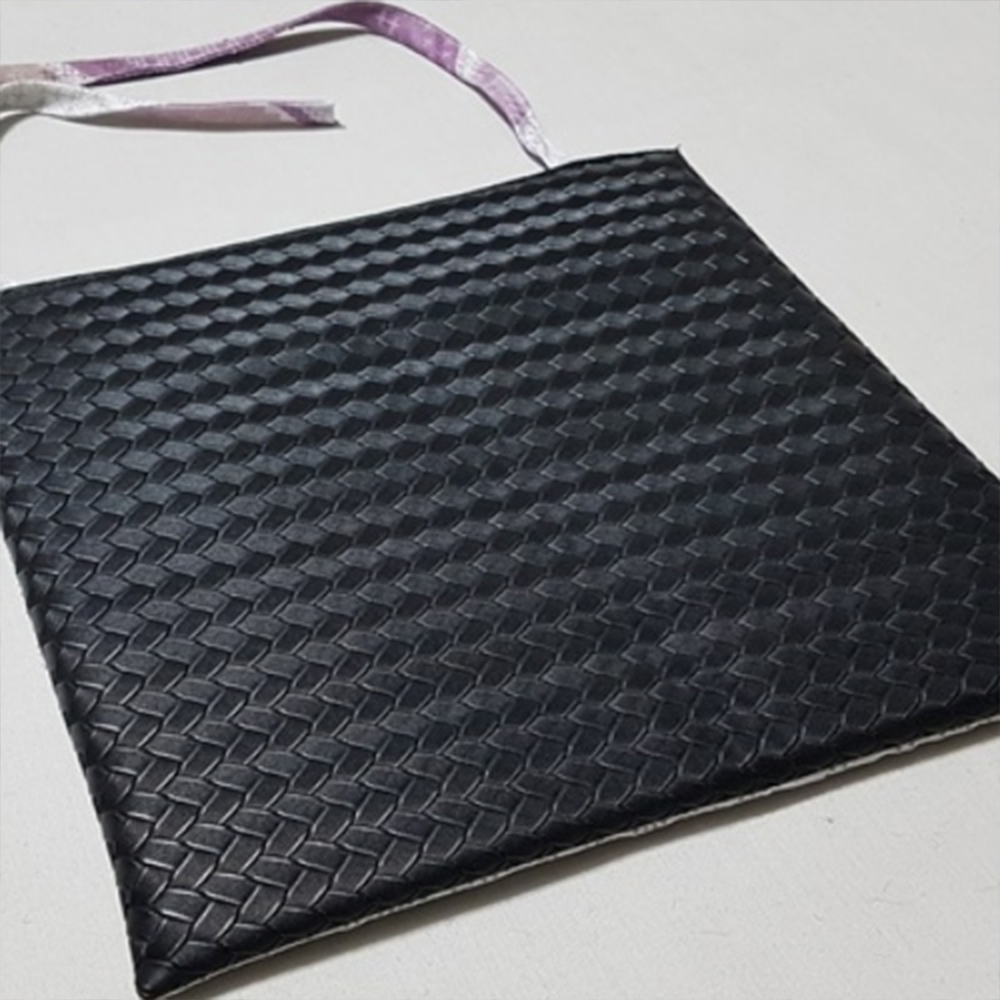 레자 방석 식탁 업소용 사각 사무실 식당 업소용 음식점 교회 매트 의자 커버 끈 달린