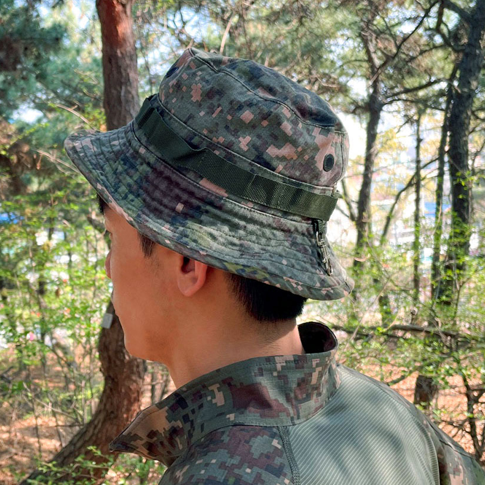 군대 정글모 G 육군 디지털 군인모자 등산 캠핑 정글모자 작업모 낚시 남자 - 상세 이미지 3