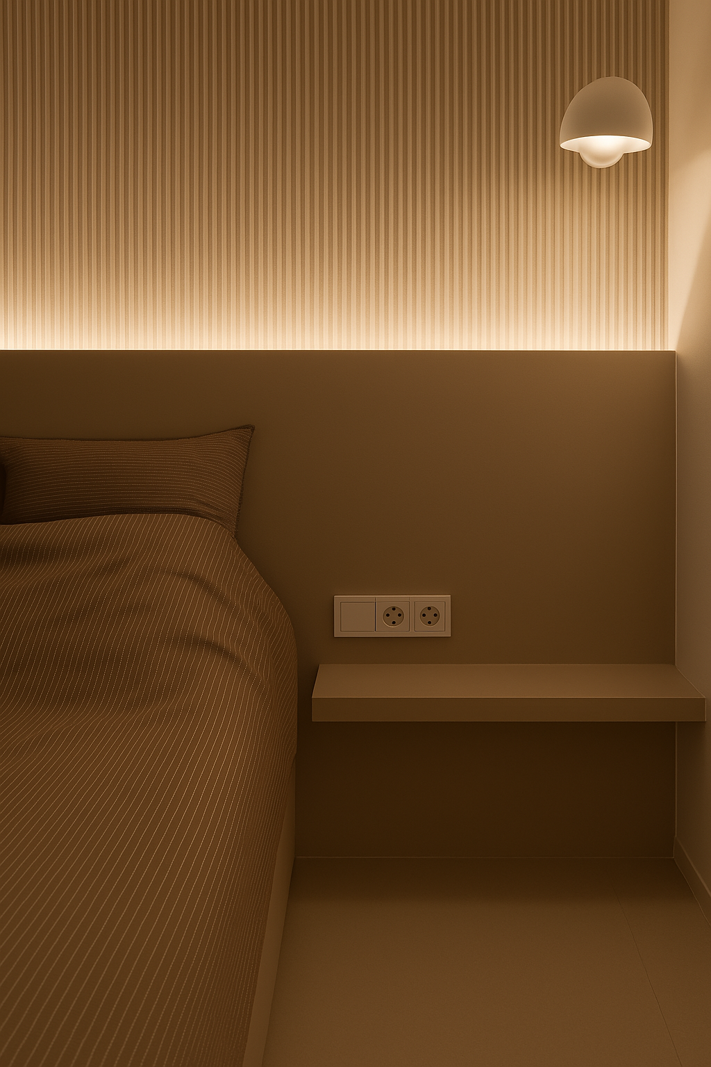 셀프 LED 커튼박스 리모컨 간접조명 인테리어 붙이는 무선 침대 줄조명 웜화이트 2M