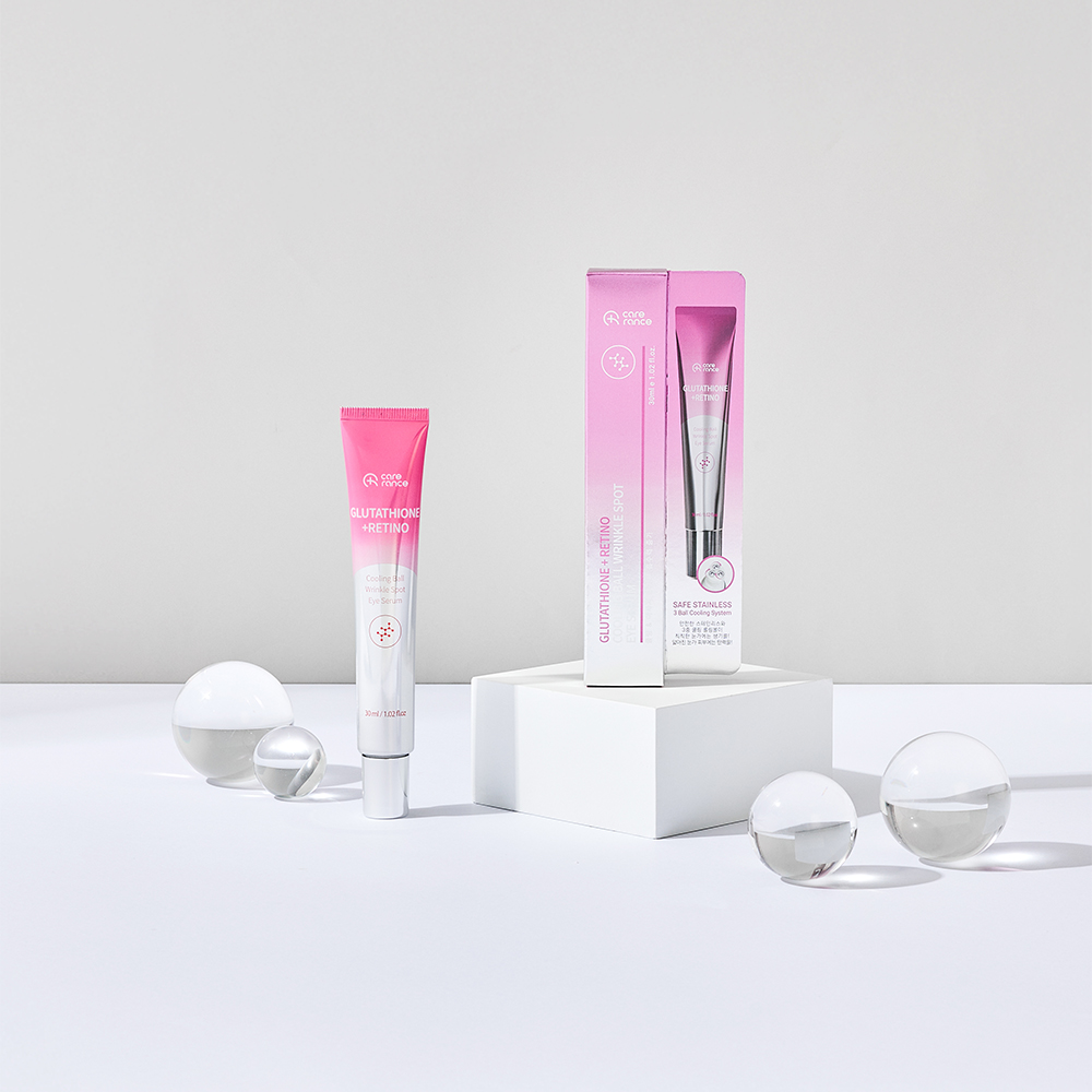 케어란스 글루타치온+ 레티놀 쿨링 볼 링클 스팟 아이 크림 세럼 30ml, 3개 - 상세 이미지 3