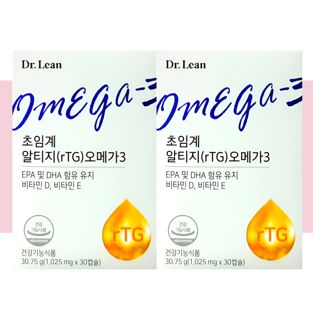 닥터린 초임계 알티지 오메가3 rTG 30캡슐X2박스 - 상세 이미지 5