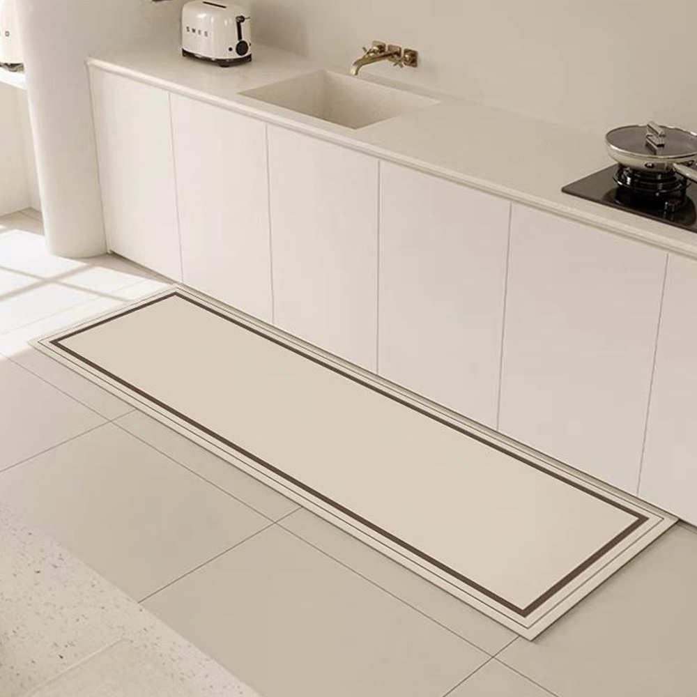 스퀘어 소프트 규조토 주방매트 빨아쓰는 부엌 푹신한 발매트 S