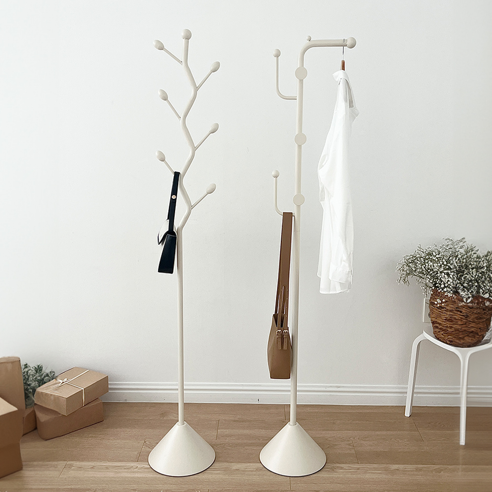 아티후크 스탠드행거 튼튼한 철제 고정식 행거 스탠드 옷걸이