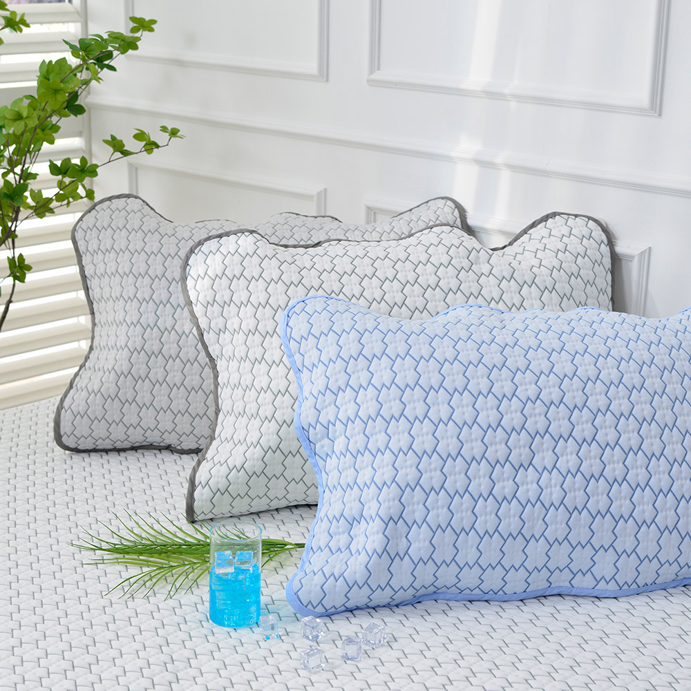 글래시얼 듀라론 냉감 밴드형 베개커버 50x70 3color