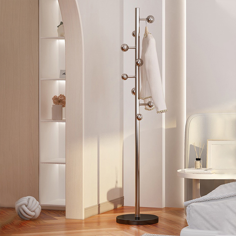 실버볼 옷안늘어나는 스탠드행거 튼튼한 고정식 행거 스탠드 옷걸이