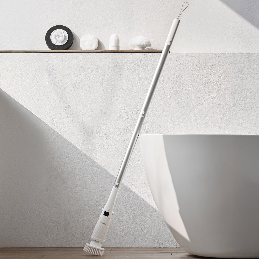 홈리아 욕실청소기 무선 화장실 전동 청소기 6종 브러시 세트