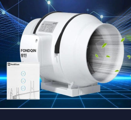 산업용 배기팬 환풍기 환기 강력 고속 덕트팬 무소음 공업용 환기팬 대형 작업장