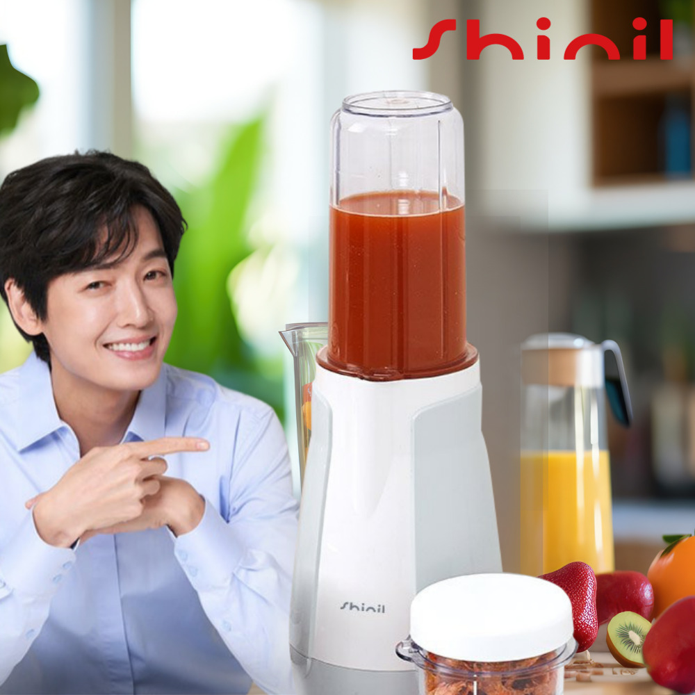 신일 믹서기 후드 믹서분쇄기 이유식 소형 미니믹서기 국산