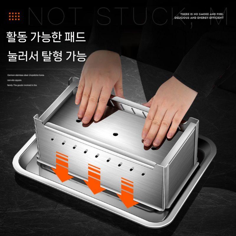 스텐 패티 누름틀 함박스테이크 떡갈비 메이커 1kg - 상세 이미지 3