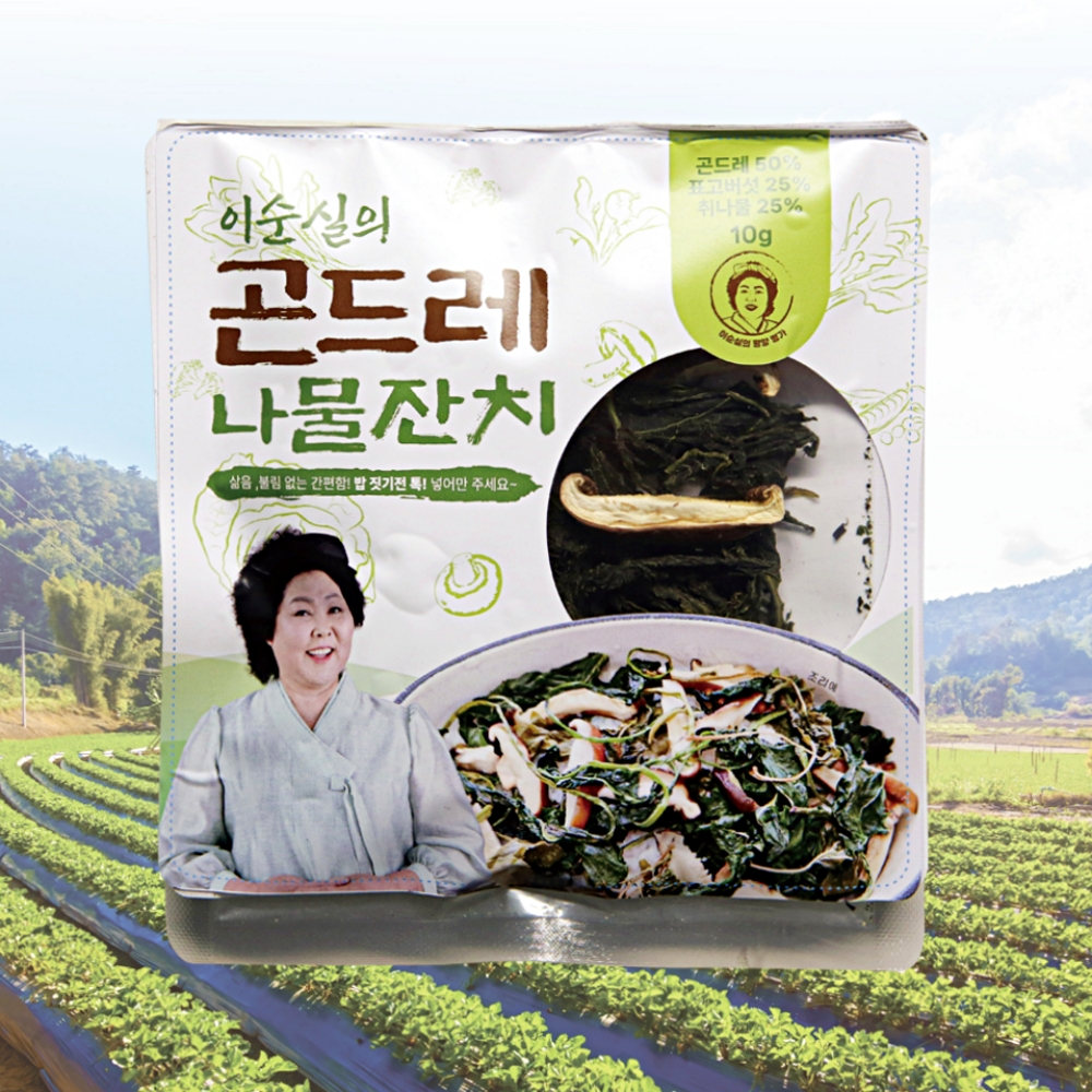 이순실 곤드레 나물잔치 10g 10팩 국내산 곤드레나물 취나물 표고버섯 건나물 - 상세 이미지 2
