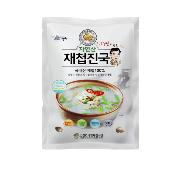 토종원 국내산 하동 섬진강 재첩국 500g HACCP : 토종원스토어