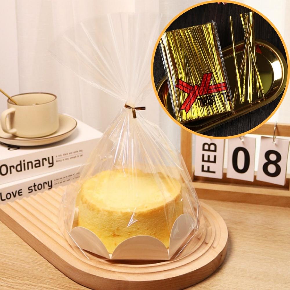 1봉지 750개 금 색 빵끈10cm 골드 철사 - 메인 이미지