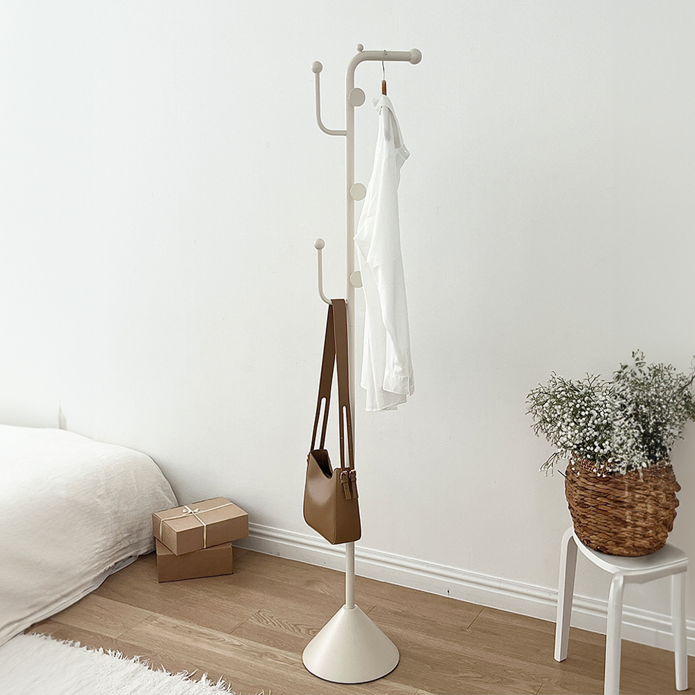 아티후크 스탠드행거 가지형 튼튼한 철제 고정식 행거 스탠드 옷걸이
