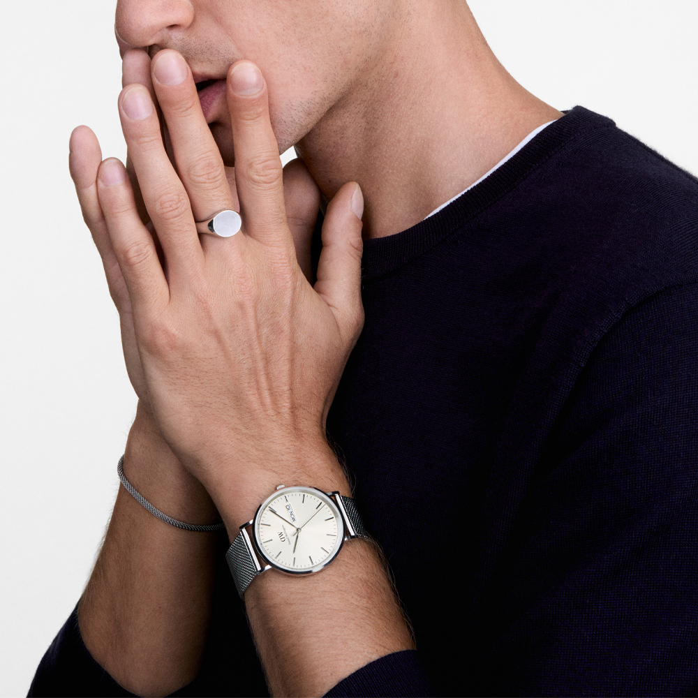 다니엘 웰링턴 CLASSIC SIGNET RING 2컬러 심플 커플링 볼드링 시그넷 반지