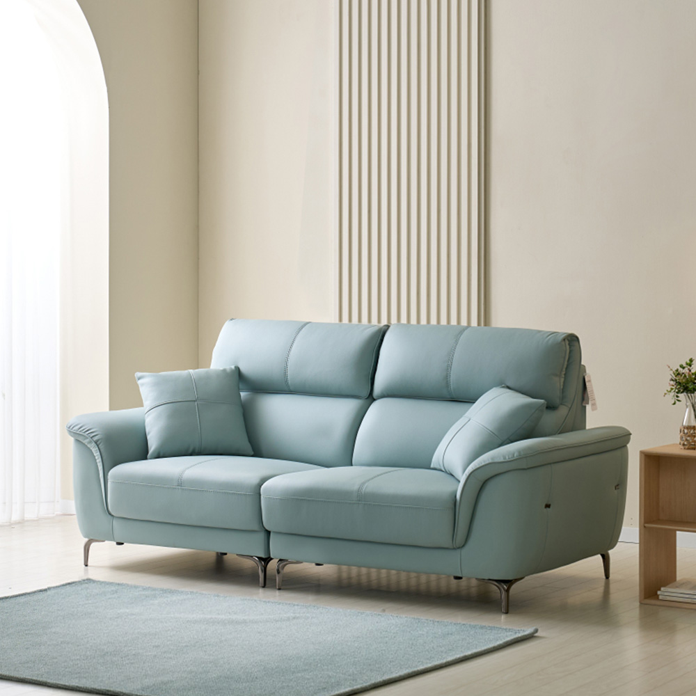 스코나 브라이 실리콘레더 가죽 3인 소파