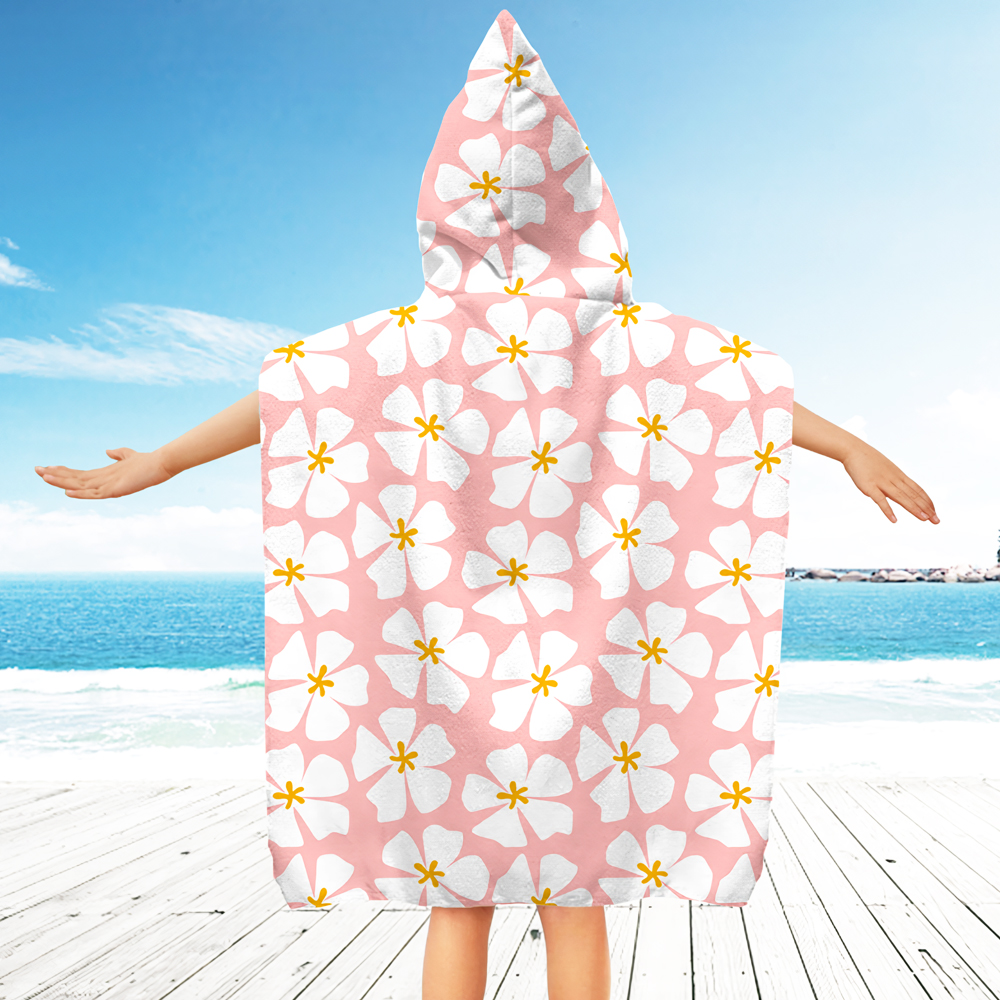 유아 아동 키즈 어린이 초등 아이 학생 비치 물놀이 수영 가운 샤워 타올 목욕 수건 후드