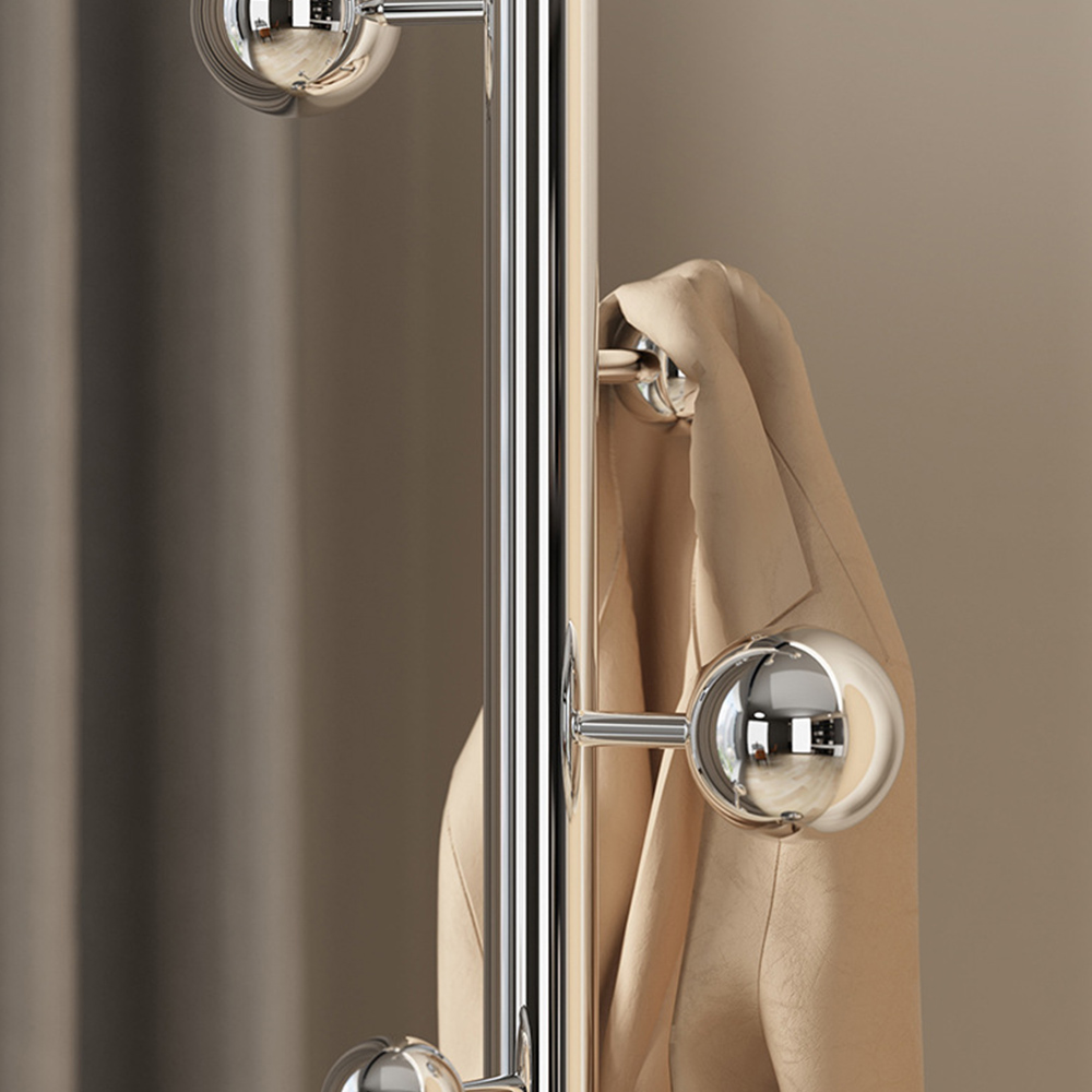 실버볼 옷안늘어나는 스탠드행거 튼튼한 고정식 행거 스탠드 옷걸이