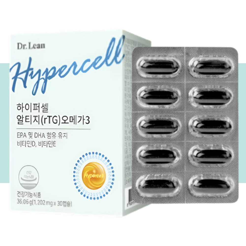 닥터린 하이퍼셀 알티지 오메가3 rTG 식물성 30캡슐X1박스