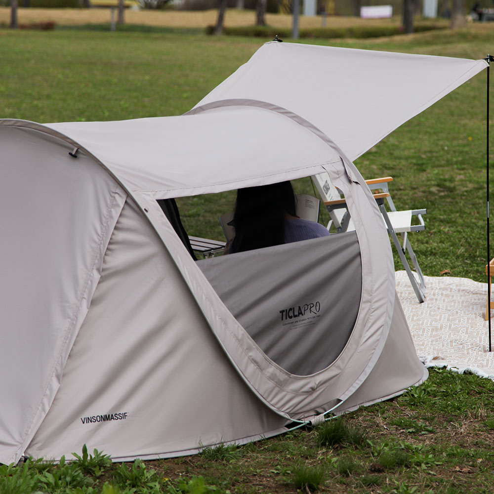 빈슨메시프 티클라 프로4 원터치 텐트 캠핑 이너 팝업텐트 피크닉 그늘막 비치쉘터