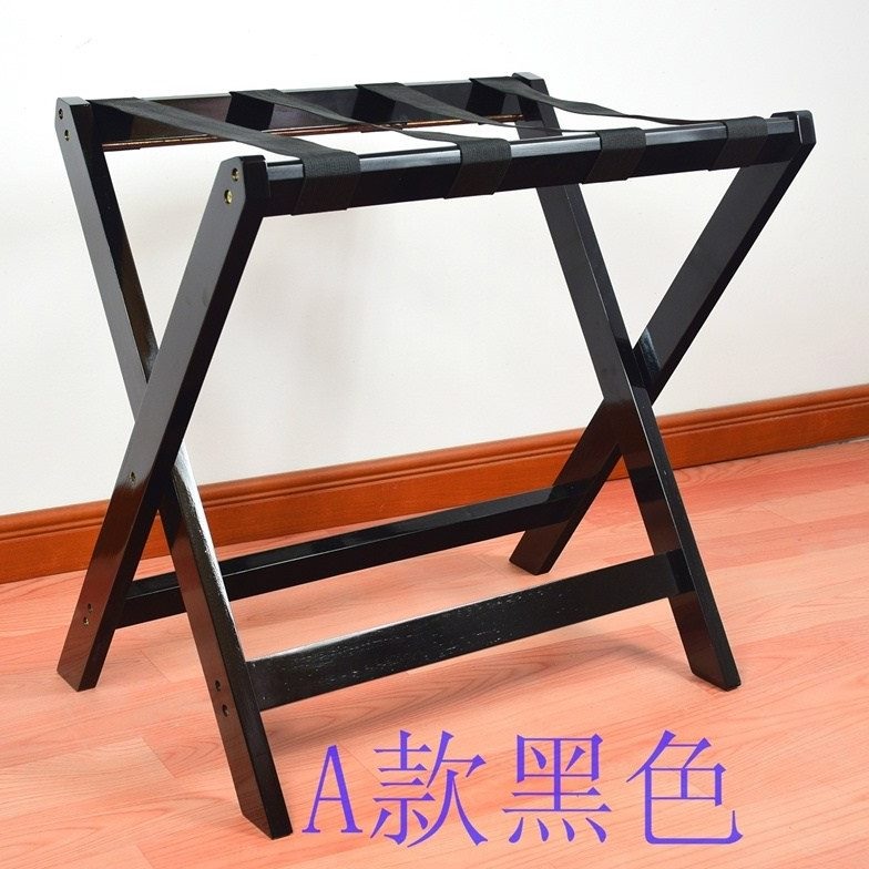 원목 러기지랙 트레이 콘솔 여행 선반 펜션 화이트 60x40x60 - 상세 이미지 3