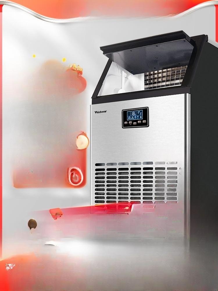 업소용 제빙기 카페 대용량 50kg 100kg 사각얼음 제트 40kg-IceStorage4kg 공기 냉각 - 상품 이미지