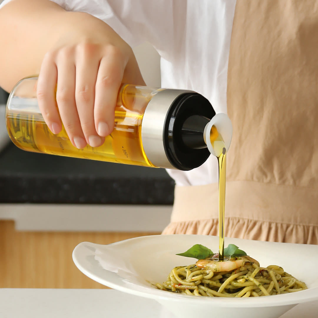 내열유리 양념 소스통 참기름 오일병 간장병 250ml 2p