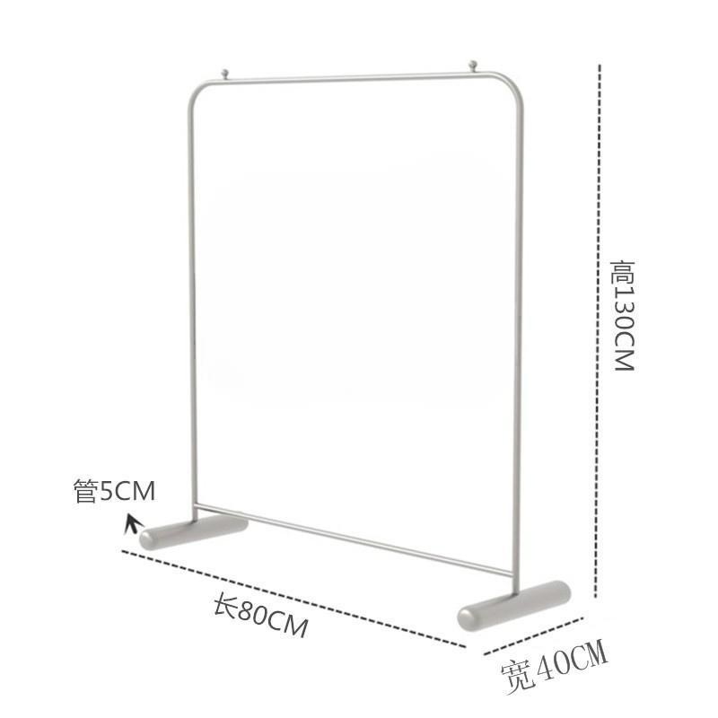 골드 색상 매장 진열용 옷걸이 스탠드 여성의류 진열 랙 매장 디스플레이용 80x40x130cm 골드/실버/화이트/블랙 官方标配 - 상품 이미지