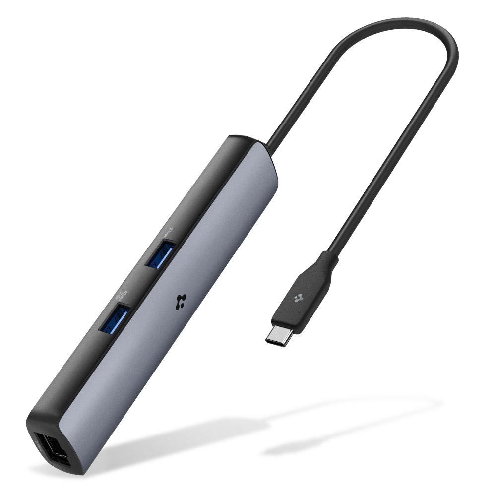 슈피겐 6in1 USB4 C타입 허브 썬더볼트4 8K 맥북 멀티 허브 - 상세 이미지 4