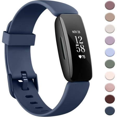 [해외]Fitbit Inspire와 호환되는 AK 밴드 여성 남성용 2, Inspire 2 / Ace 3용 조절 가능한 교체용 스포츠 손목 스트랩