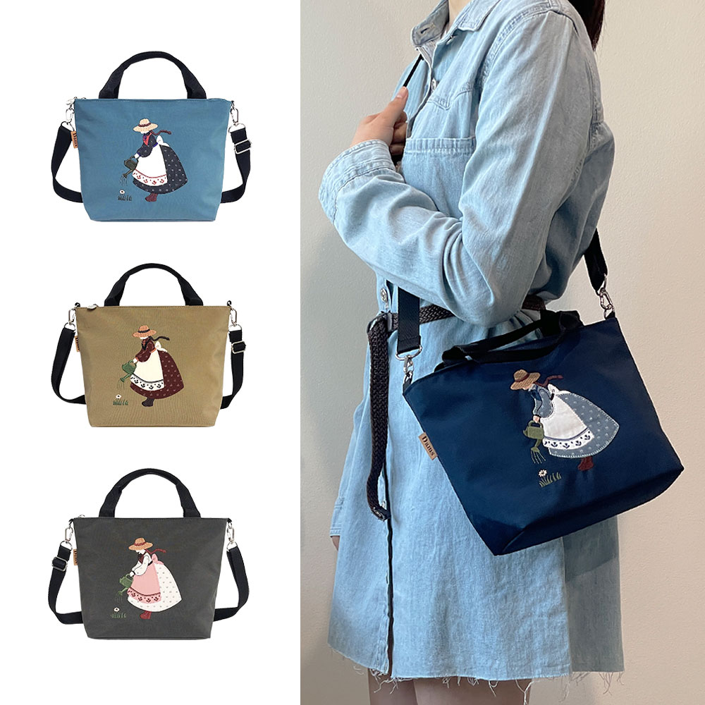 나일론 미니크로스백 가벼운 데일리 여성 가방