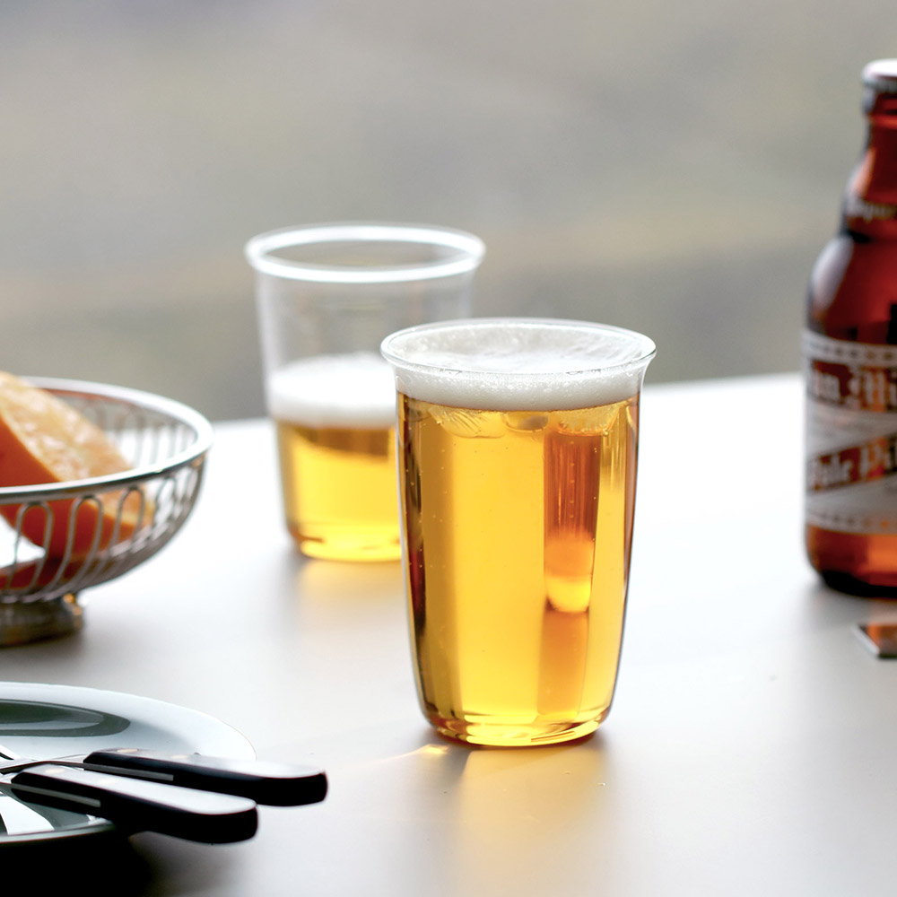 에어리 비어 글라스 홈카페 내열유리컵 물컵 맥주잔 350ml