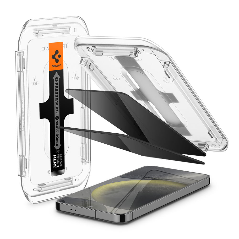 슈피겐 갤럭시 프라이버시 사생활 강화유리 액정필름 글라스tR 이지핏PRV 갤럭시S24 플러스, 2매입