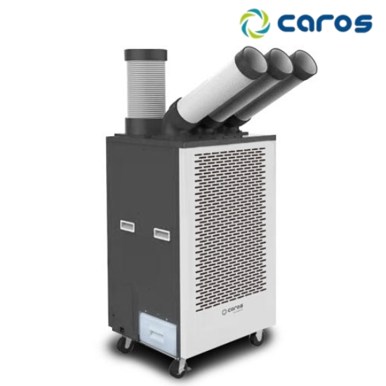 캐로스 공장에어컨 휴게소 실외기없는 일체형 3구 코끼리에어컨