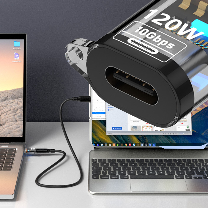 GEN2 120W C타입 TO USB-A OTG젠더 고속충전 - 상세 이미지 4