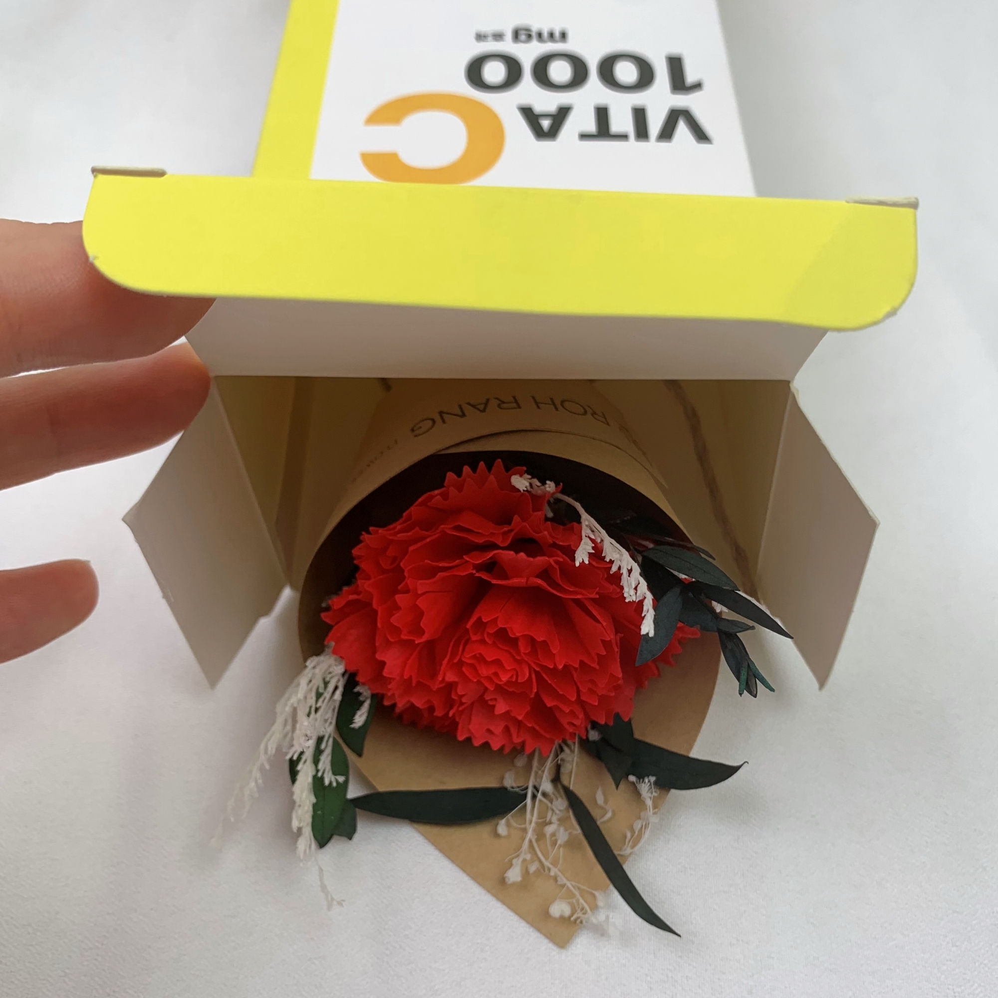반전용돈박스 어버이날 이벤트 부모님 생일 선물 카네이션 플라워 비타 돈티슈 이미지 6