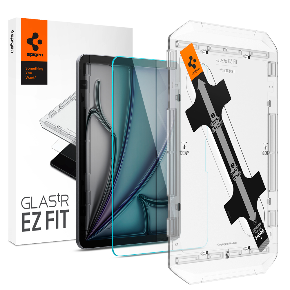 아이패드에어 11 M3 M2 6세대 붙이기 쉬운 강화유리 액정필름 글라스tR 이지핏 - 상품 이미지