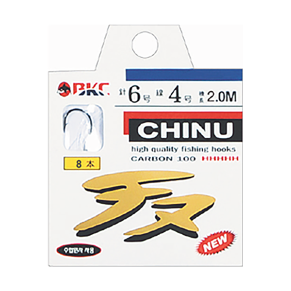 백경 목줄2m BK-308 지누카드 묶음바늘 감성돔바늘 - 상세 이미지 2