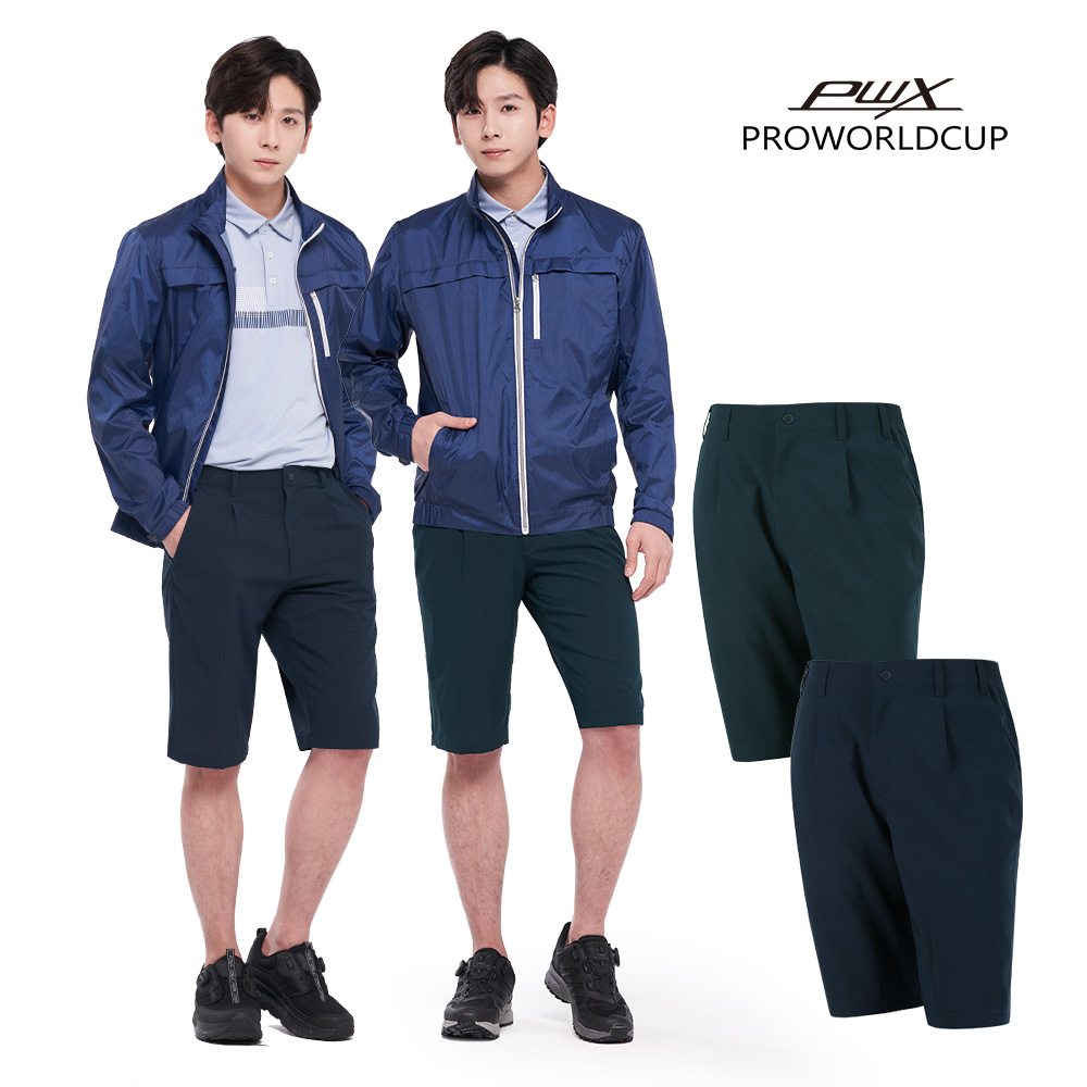 남성 매직홀 벨트형 하프팬츠 Q222-7523-24 - 상품 이미지