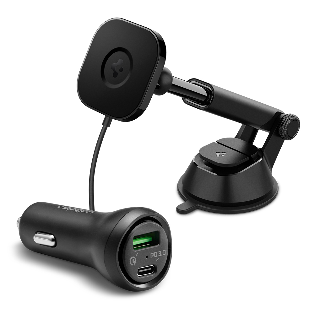 맥세이프 차량용 핸드폰 거치대 고속 무선 충전기 ITS35W+45W 충전기 F31QC 아이폰 전용