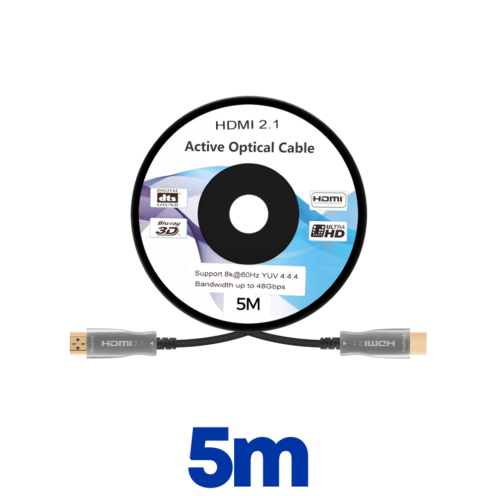 넥스트유 HDMI2.1 8K UHD AOC 하이브리드 광케이블 7HAOC 5m, 1개 - 상세 이미지 3