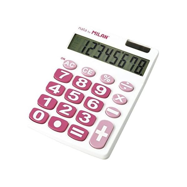 사무용 계산기 세무사 품 다기능 밀란 카리큐레타 8자리 큰 키 151708 화이트 : 아라직구 6호점
