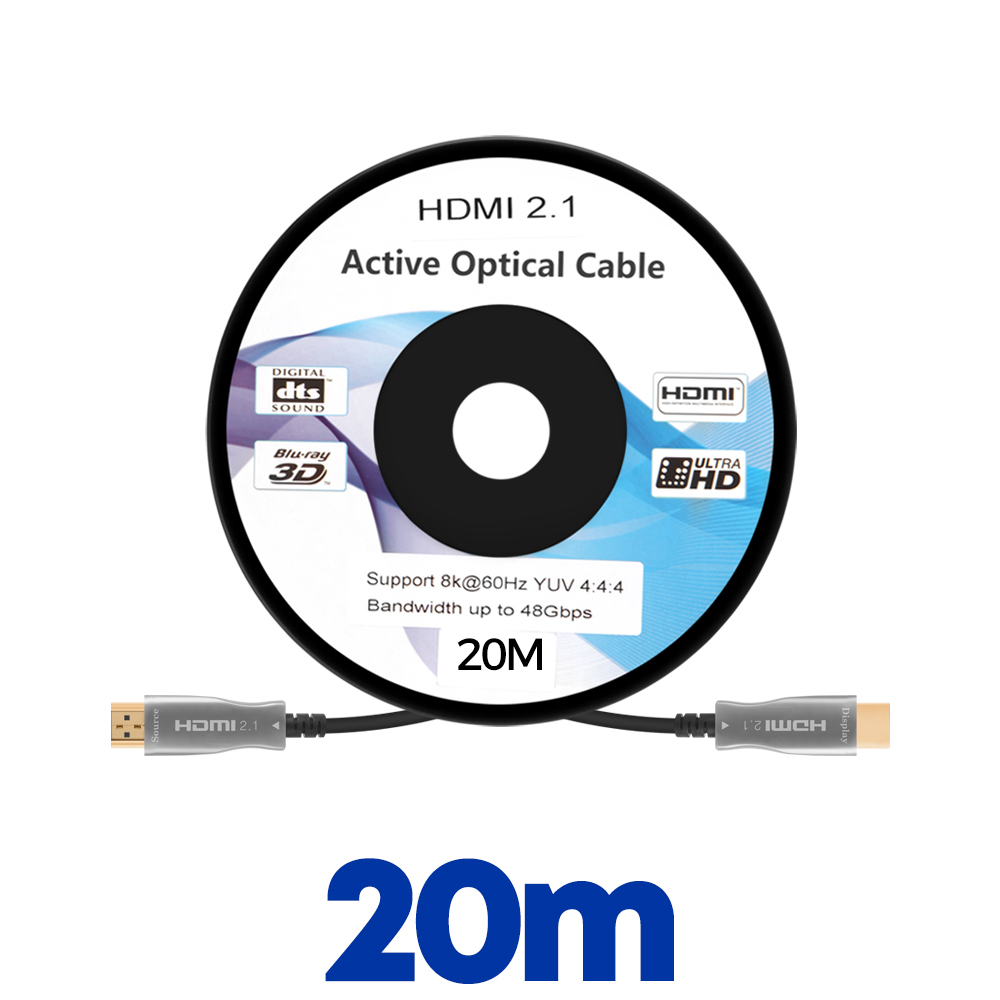 넥스트유 HDMI2.1 8K UHD AOC 하이브리드 광케이블 7HAOC 20m, 1개 - 상세 이미지 3