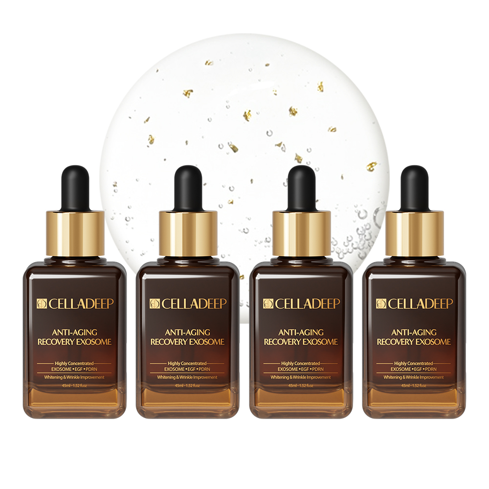 셀라딥 안티에이징 PDRN 엑소좀 고함량 EGF 세럼 리프팅 주름개선 45ml, 4개 이미지