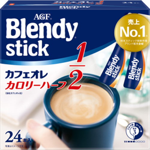 AGF 블렌디 스틱 일본커피 인스턴트커피 카페오레 칼로리하프 - 상품 이미지