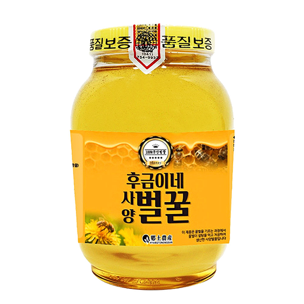 국내산 가정용 꿀 후금이네 사양벌꿀 2.4kg, 1개
