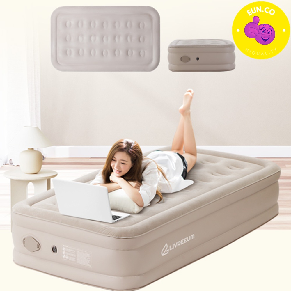 공기 매트 침대 싱글베드 1인 토퍼 싱글 휴식공간 캠핑 실외취침